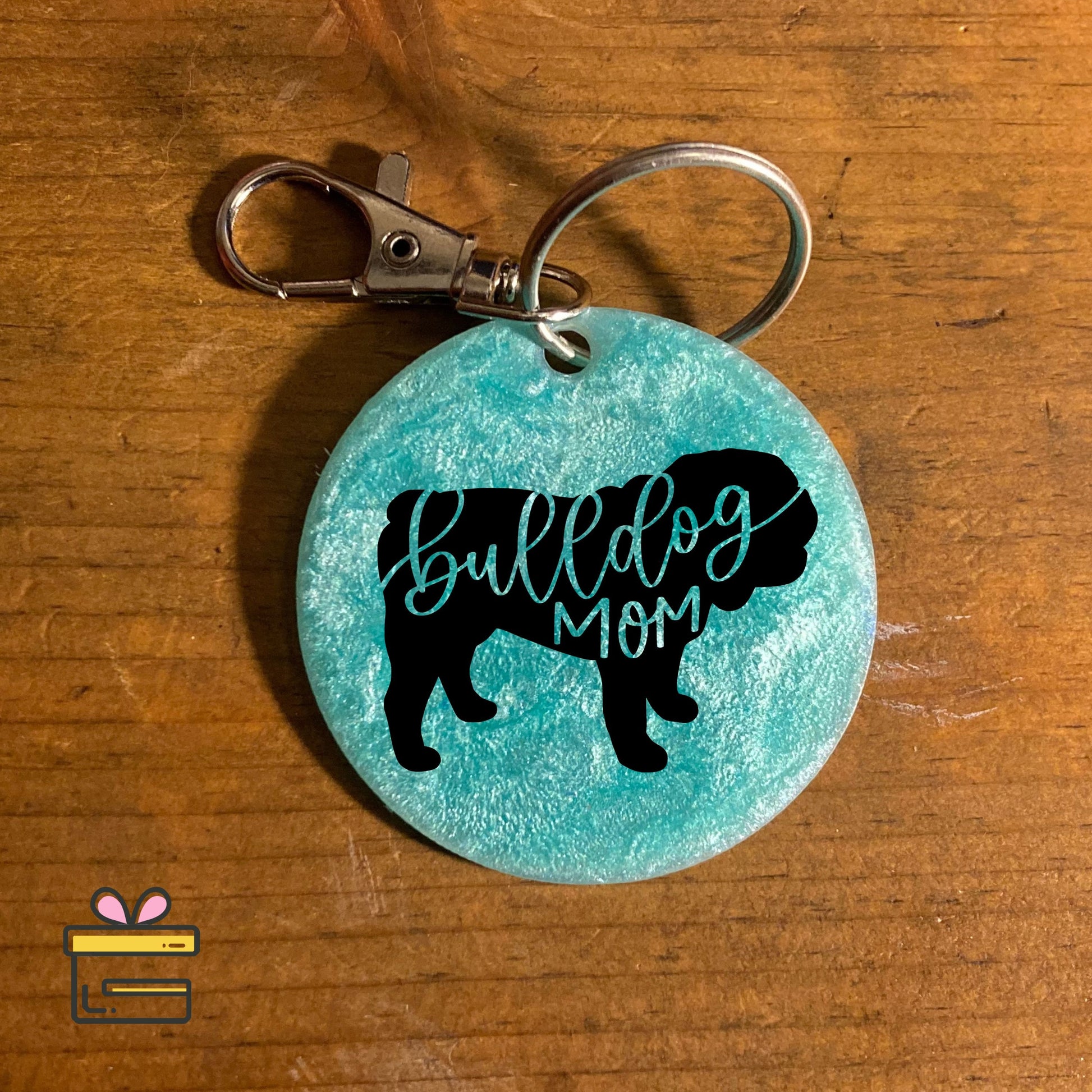 Dog Breed Keychain | Hand lettered Dog Key chain | Breed Dog Keychains | Dog Mom Key Chains | Silhouette Dog Key Fob | Script Dog Breeds